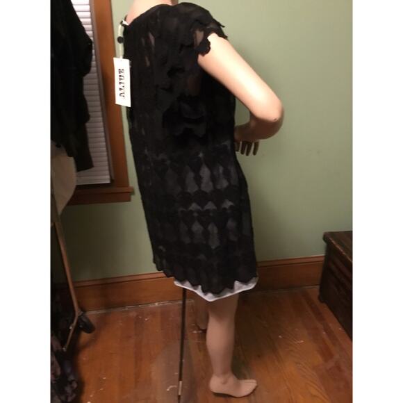 ALICE By TEMPERLEY Black Cotton lace Sheer Tunic Top Sz2 NWT Retail $145 - Picture 12 of 12